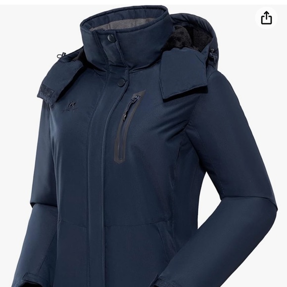 GOLDEN CAMEL Women's Ski Jacket Hooded Mountain Winter Coats All Round - Picture 3 of 8